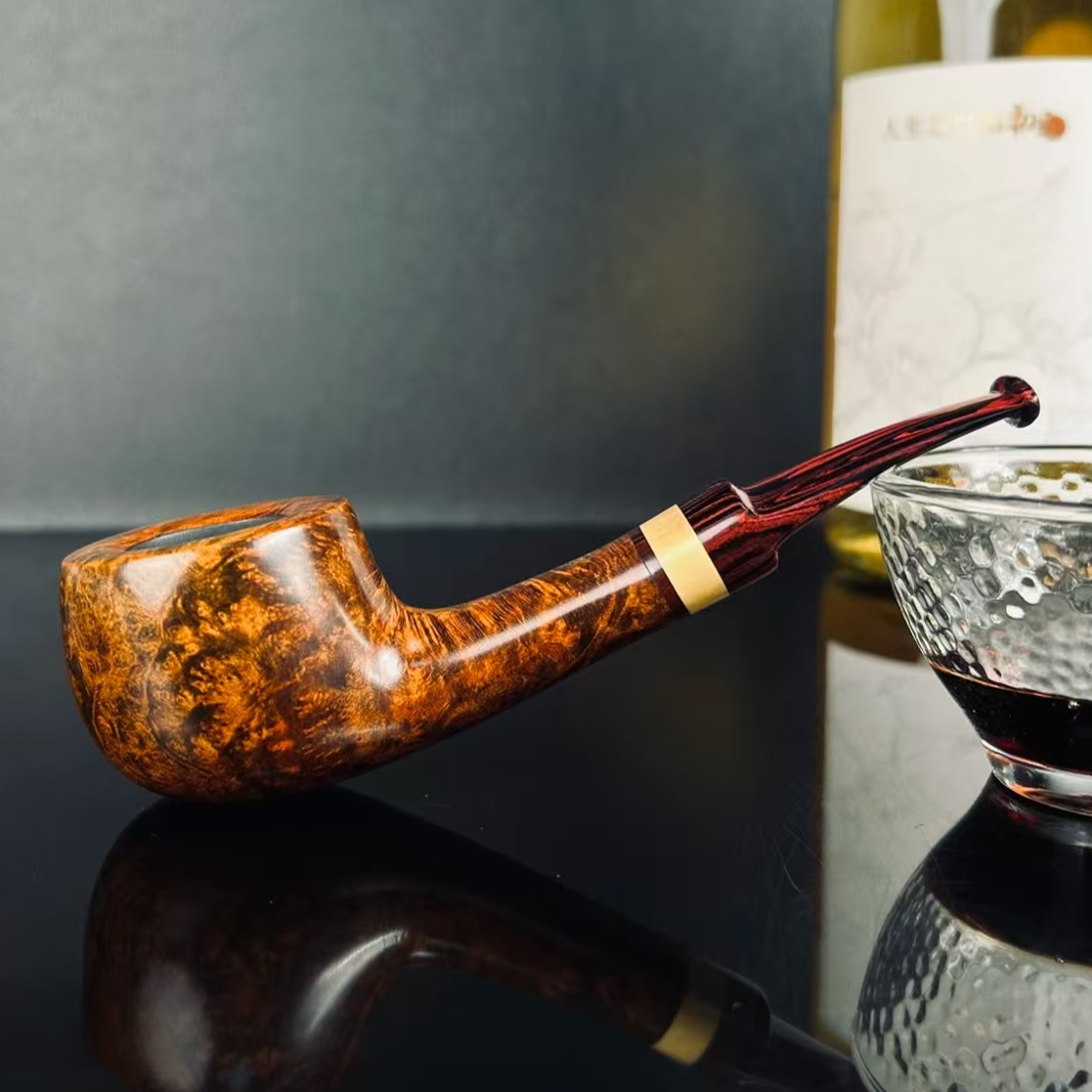 外交官烟斗石楠木手工斗经典英式传统斗意大利希腊老料