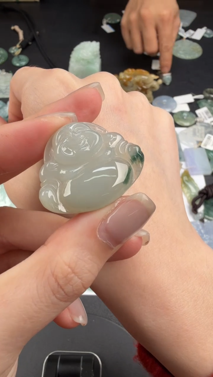 吊坠(不含链)未镶嵌翡翠翡翠饰品-286