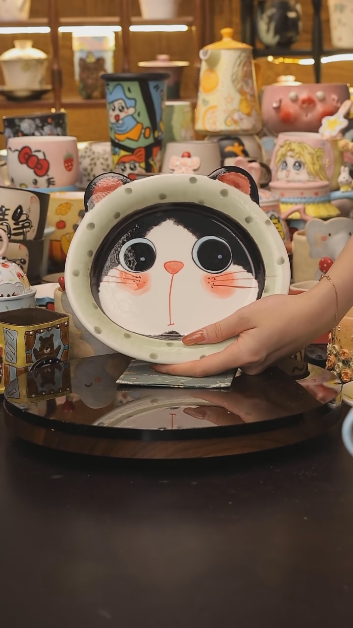 景德镇釉下彩绘设计师款式陶瓷