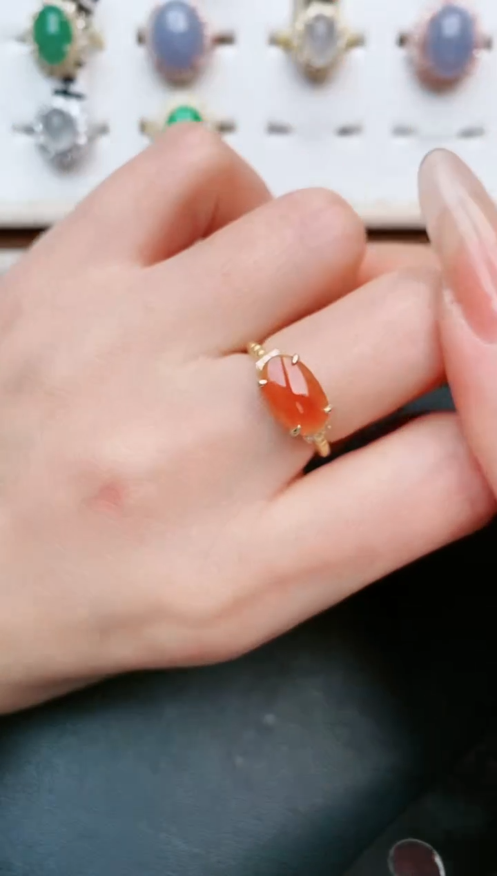 【闪购商品】翡翠戒指银S925镶嵌....