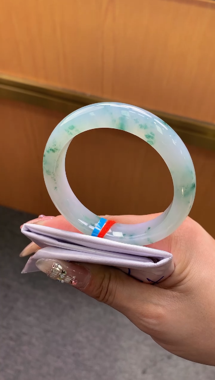 未镶嵌手镯翡翠-F184-正圈54.6