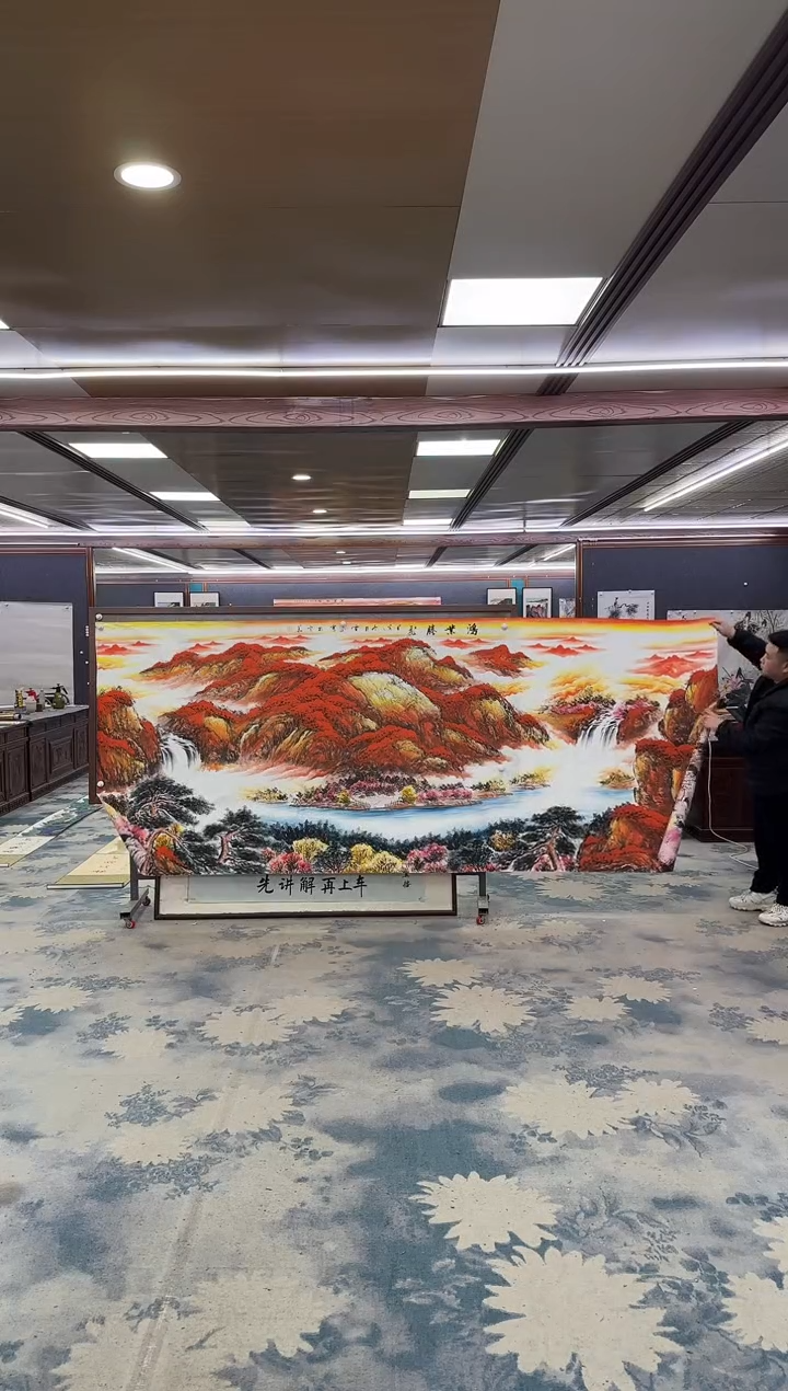 国画W-刘雪红-大丈二-山水国画