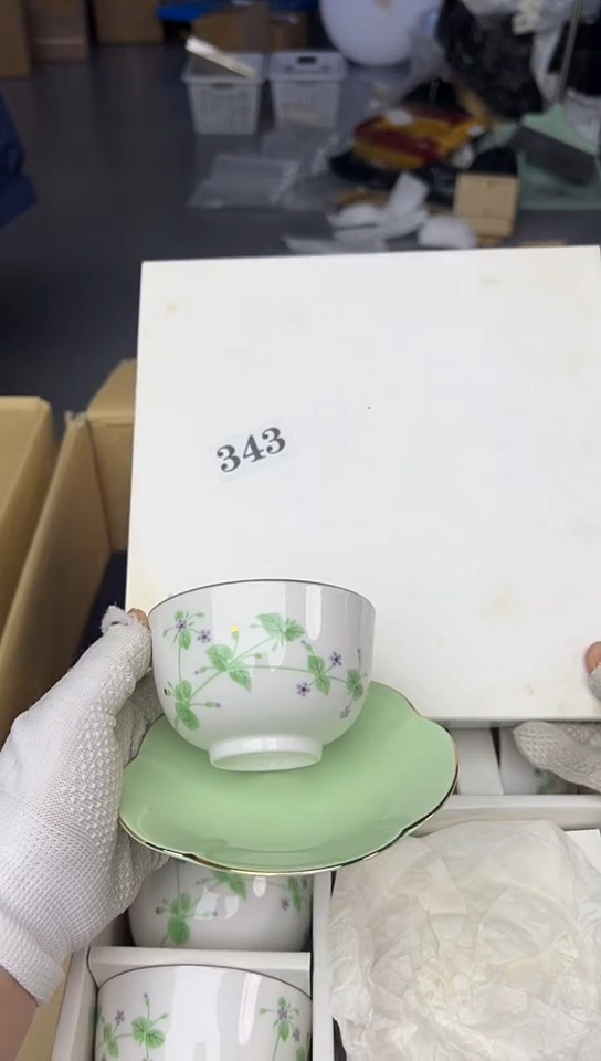 【闪购商品】5杯5碟 中古回流瓷器谨慎参拍