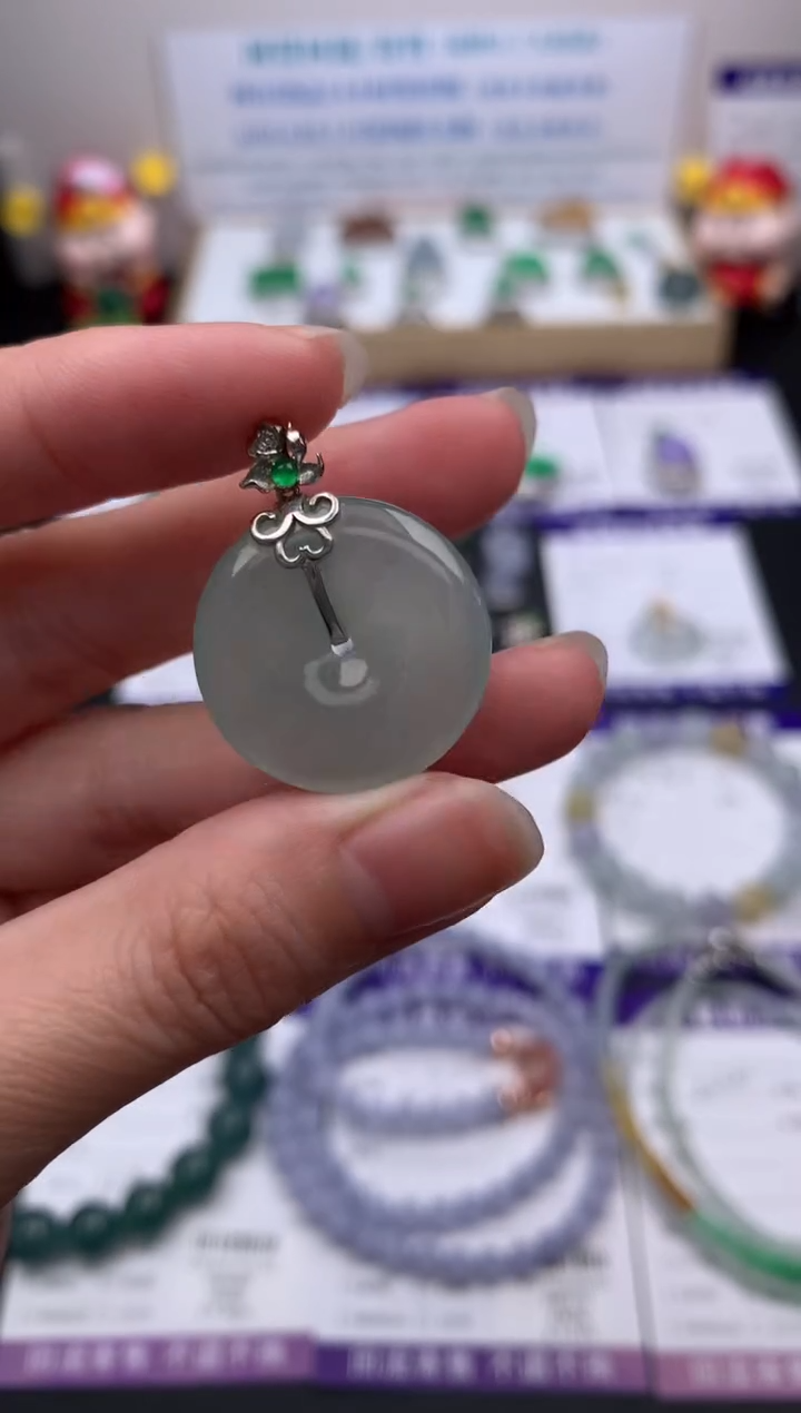 【闪购商品】定制翡翠18K金镶嵌模式推广期24小时鉴赏期