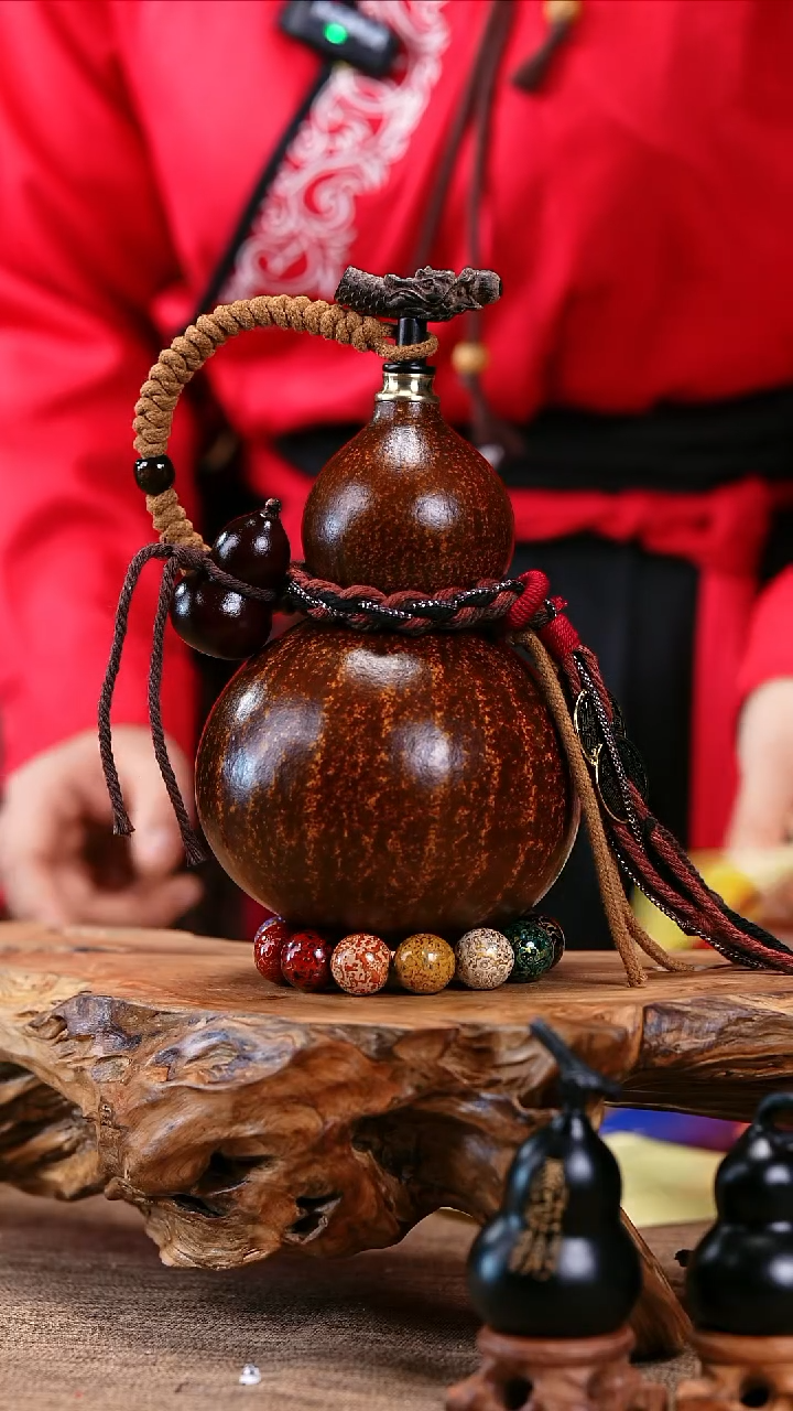 【闪购商品】366—光岳葫天然大漆酒葫芦不含漆珠