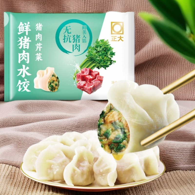 正大正大鲜猪肉芹菜水饺 456g