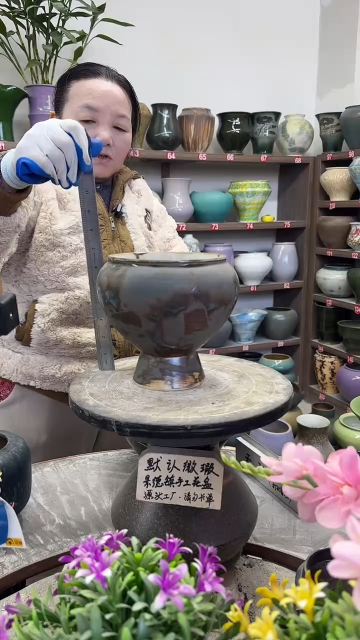 12-26-高17口15瑕-花盆