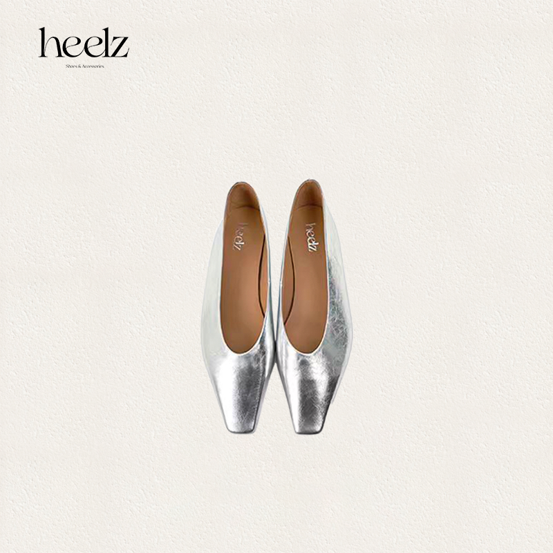 heelz 设计师手工鞋履 ｜ 复古鸭嘴奶奶鞋柔软羊皮15MM