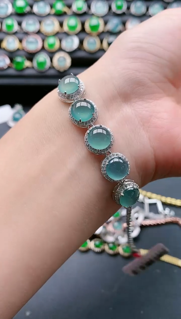 【闪购商品】翡翠戒指银S925镶嵌111111