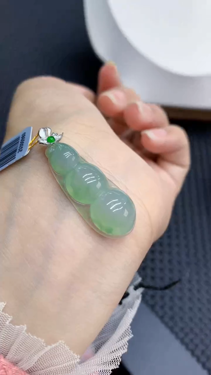 【闪购商品】翡翠颈饰18K金镶嵌            8