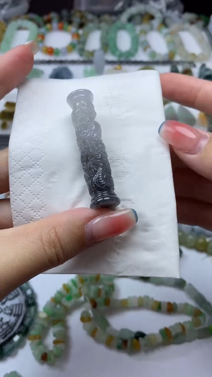 未镶嵌定制翡翠毛货定制不退不换