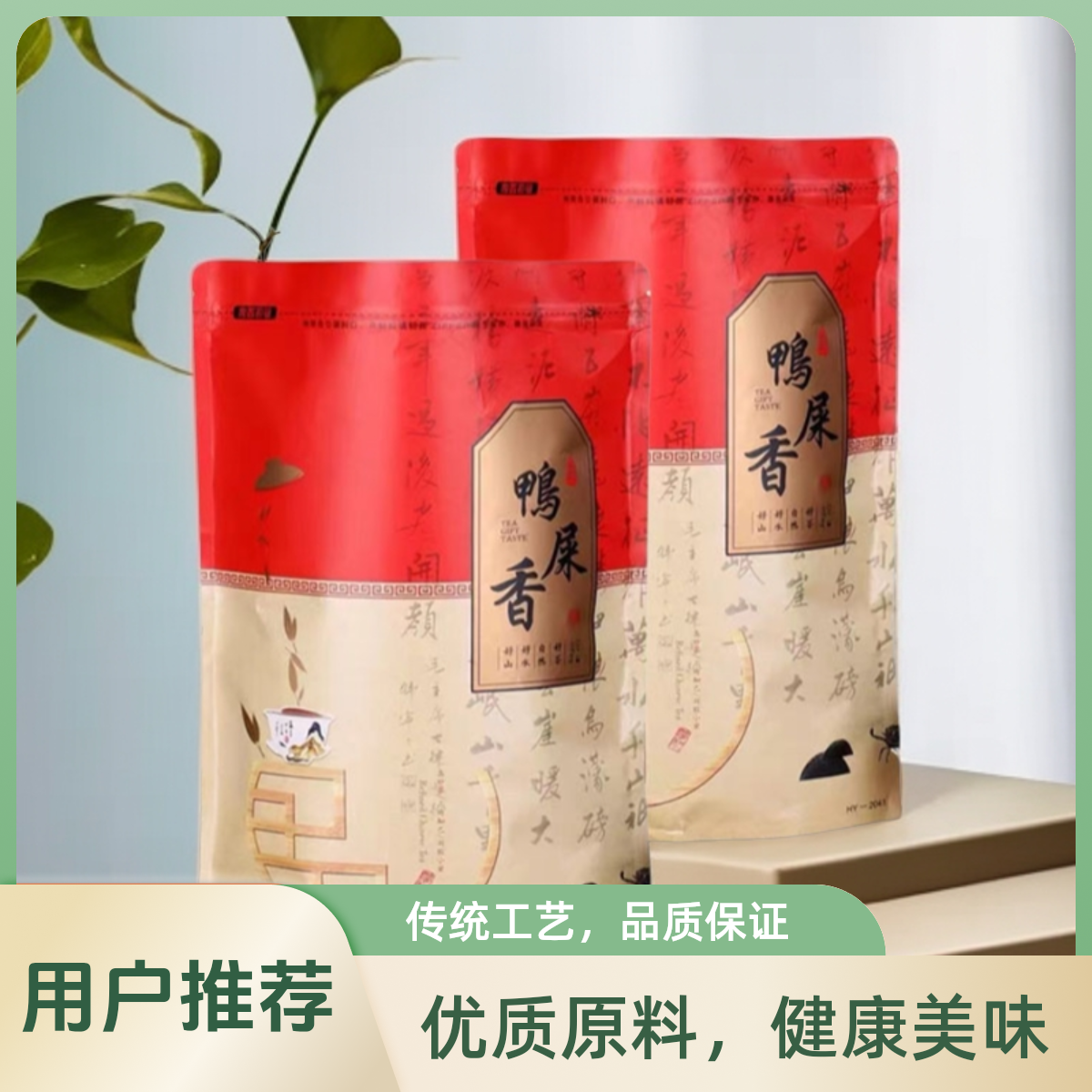 功夫凤凰鸭屎香凤凰单枞粗茶茶叶凤凰单丛250gx2袋装毛茶