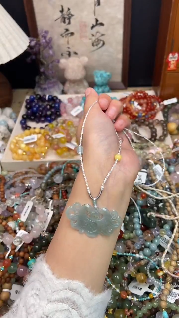 未镶嵌翡翠项链440