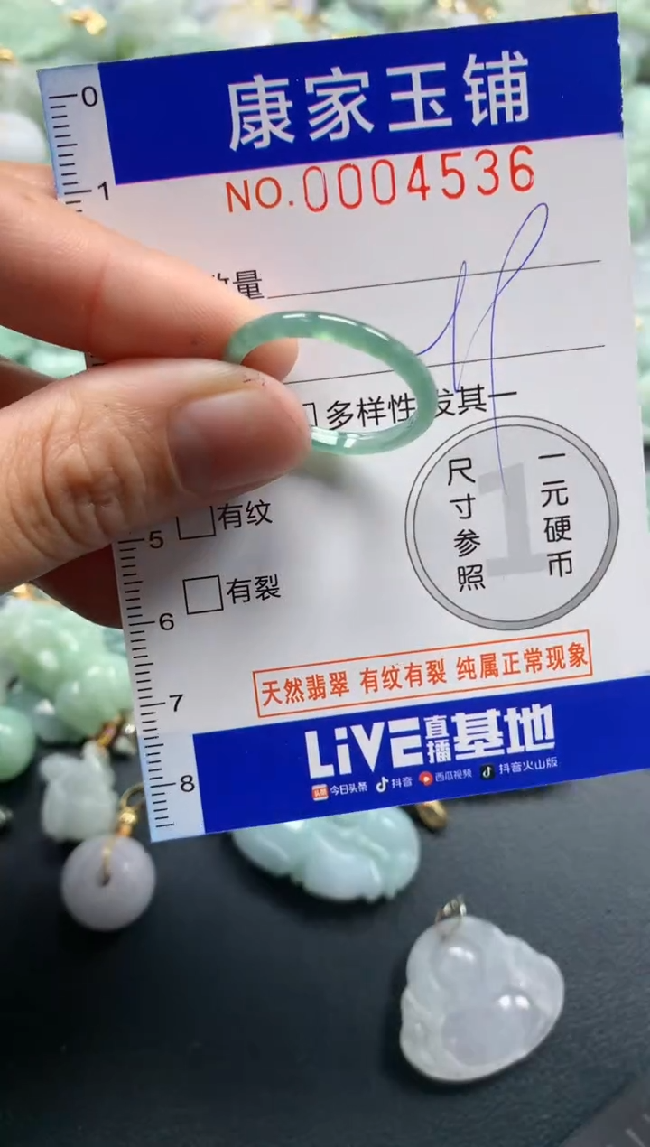 颈饰未镶嵌翡翠4536