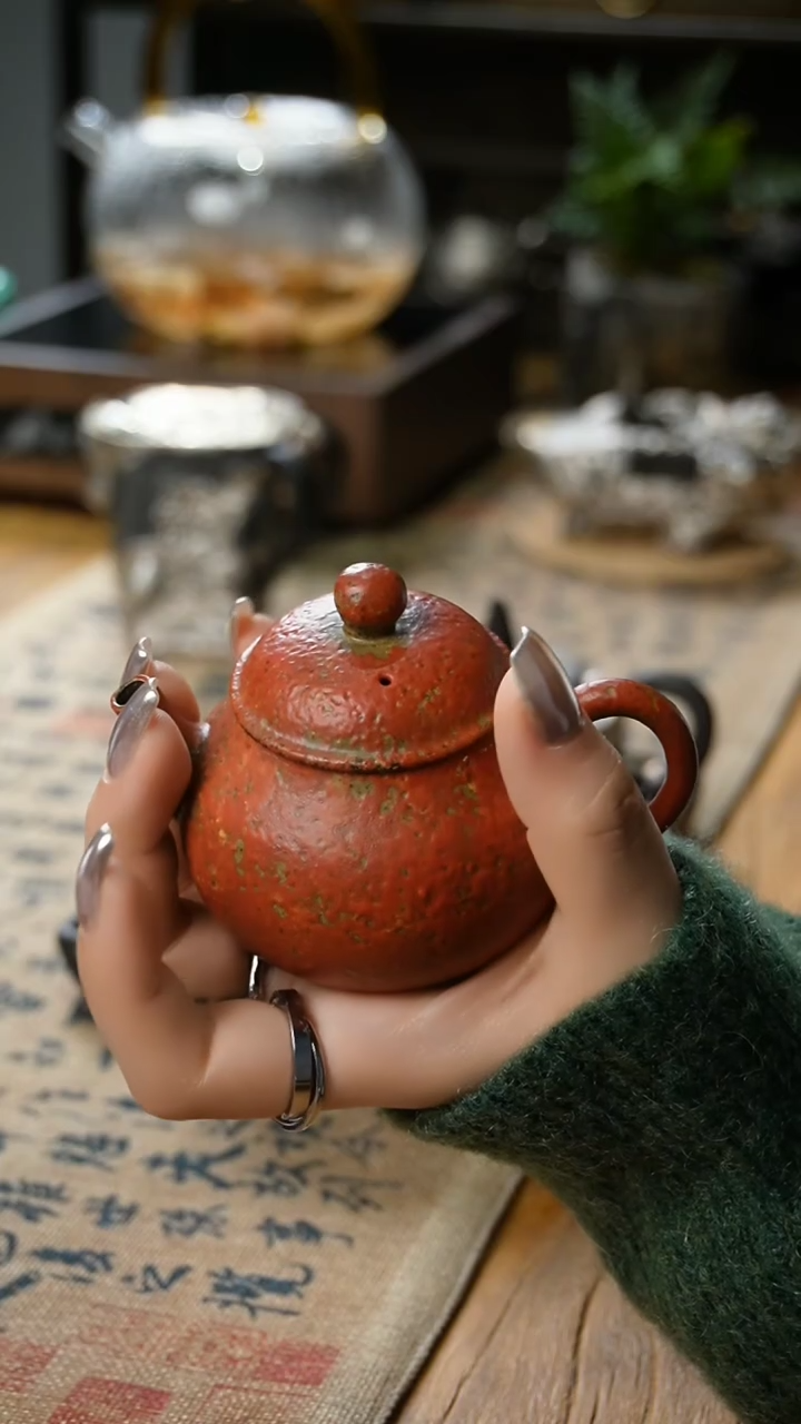 【闪购商品】福器艺术满山红梨壶