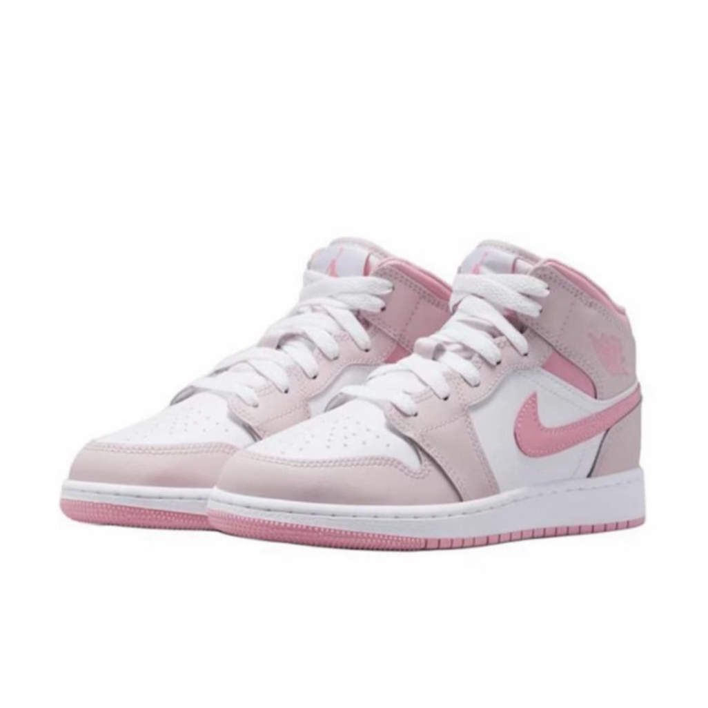 【滔搏联动】耐克女子AIR JORDAN 1 MID (GS)休闲板鞋DQ8423-600
