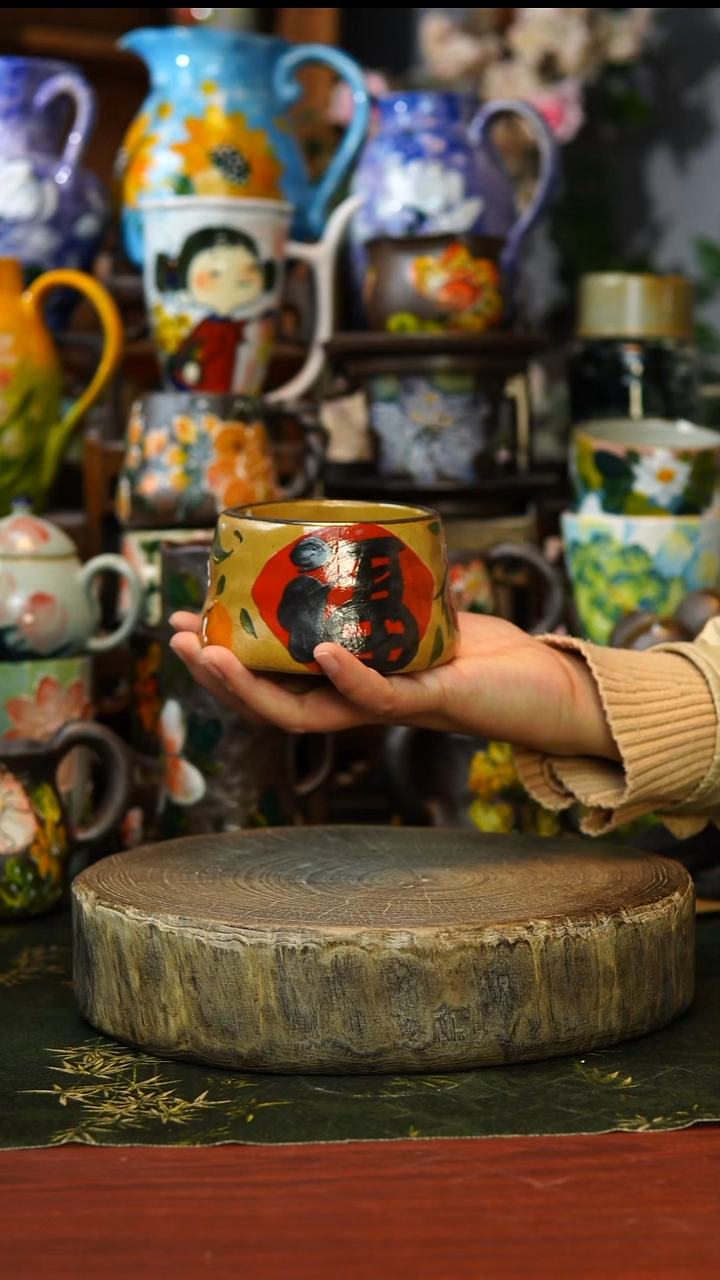 陶瓷30景德镇手工手绘釉下彩陶瓷