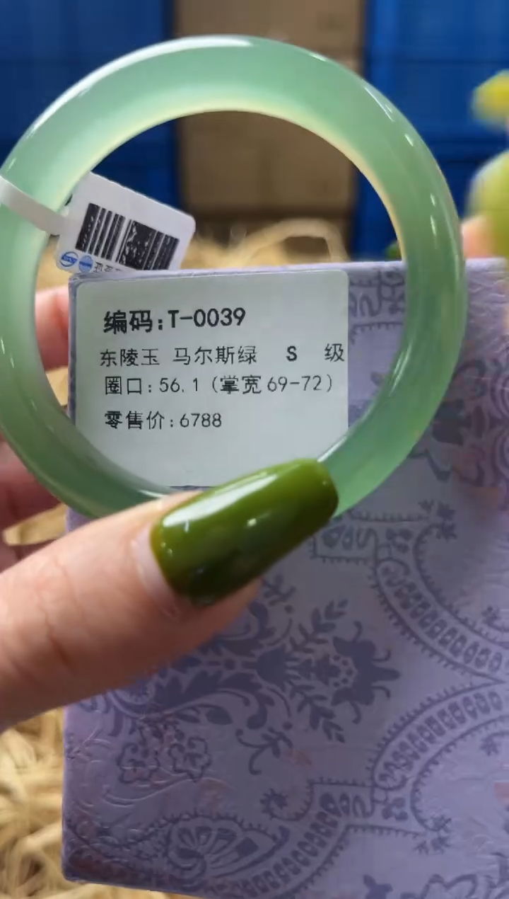 未镶嵌手镯石英质玉T0039