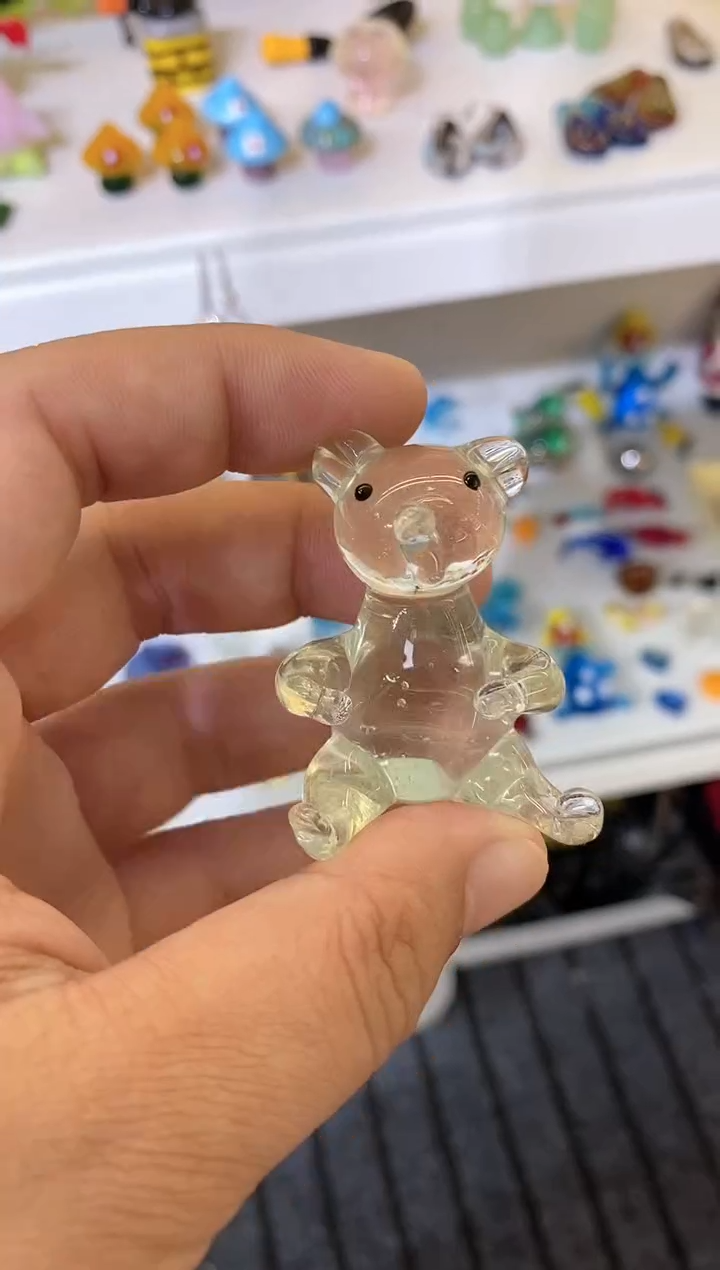 琉璃手工艺品特价熊