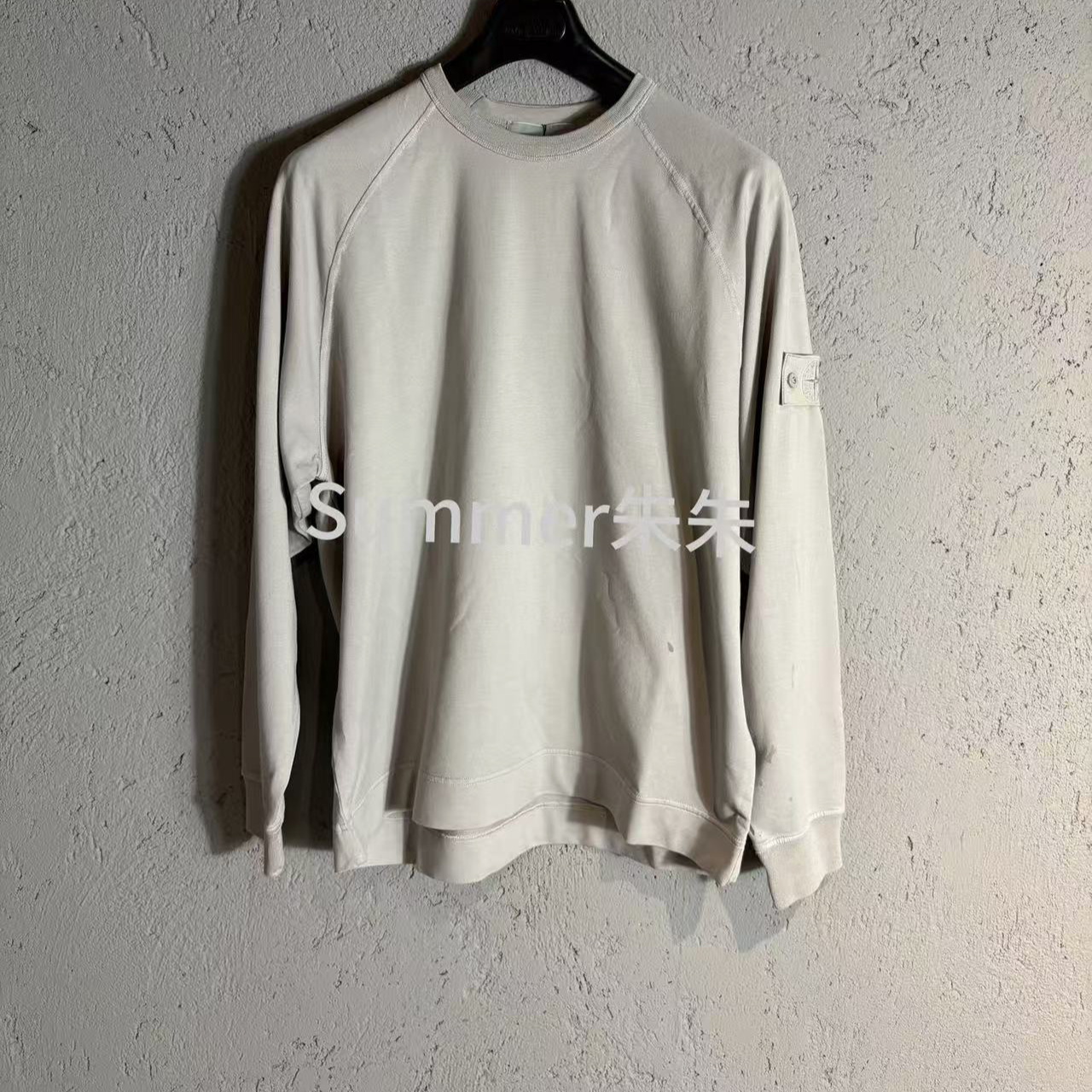 全新未使用stone island石头岛25春夏 灰色幽灵 棉质卫衣