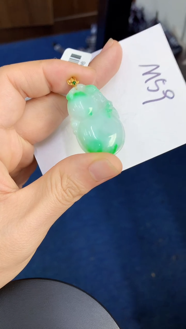 【闪购商品】翡翠颈饰18K金镶嵌000000000