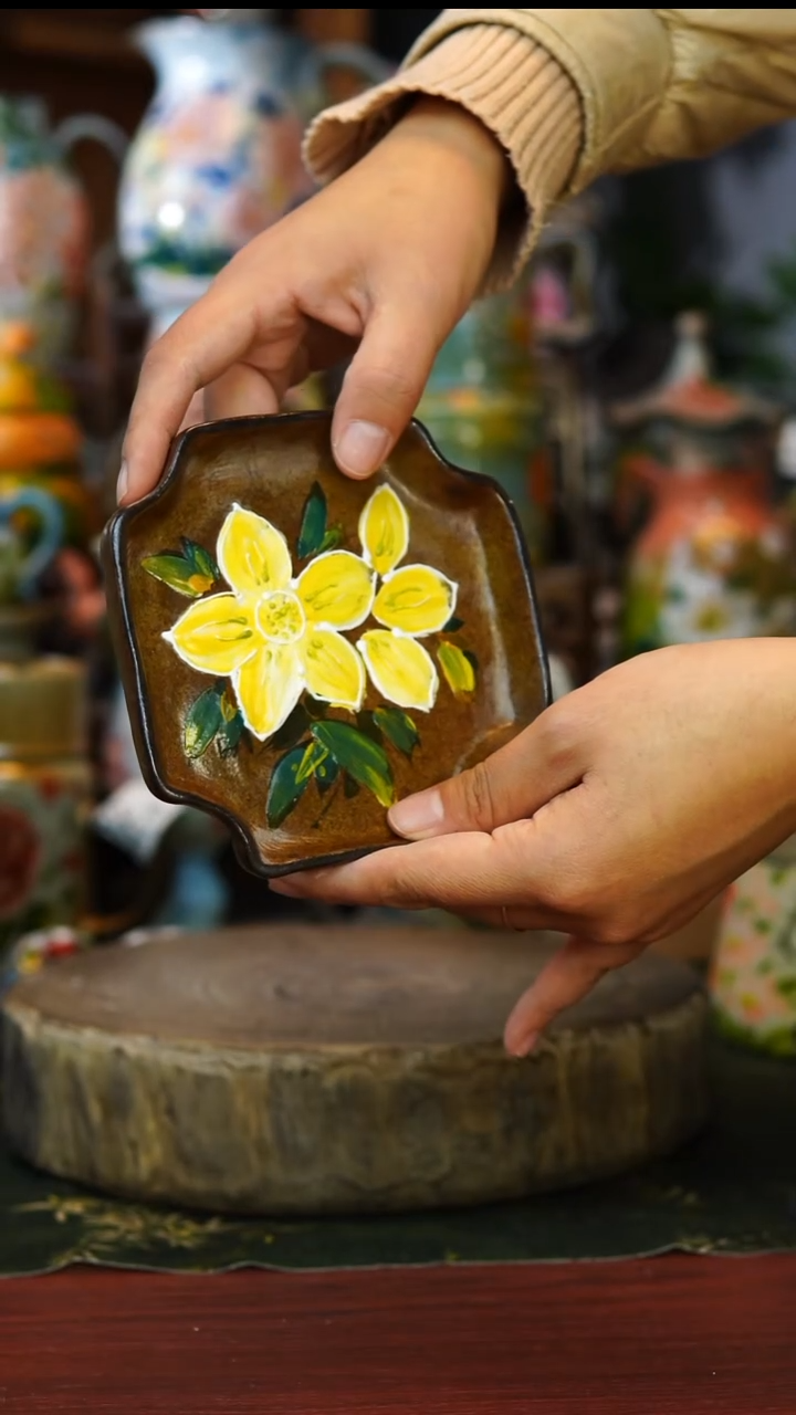 陶瓷104景德镇手工手绘釉下彩陶瓷