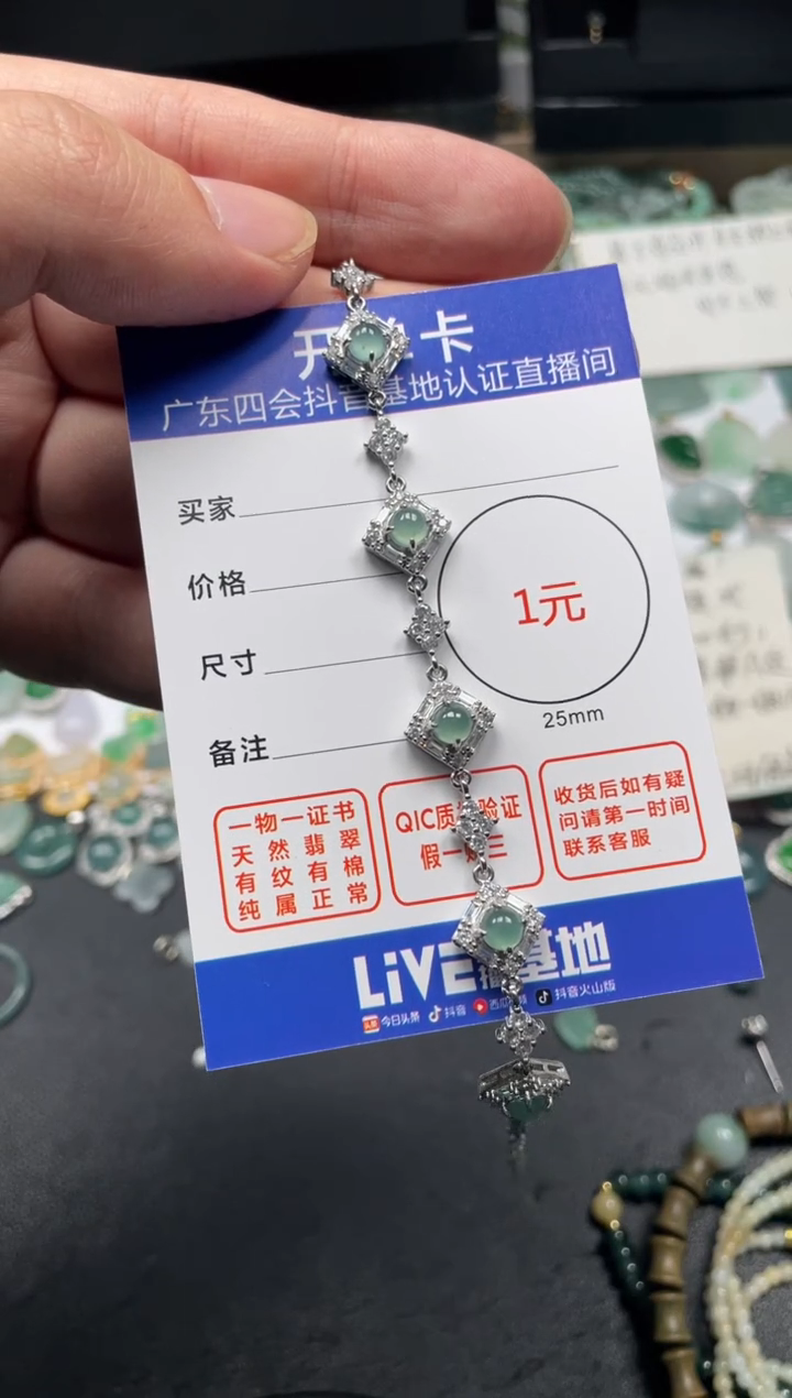 【闪购商品】翡翠颈饰未镶嵌手链