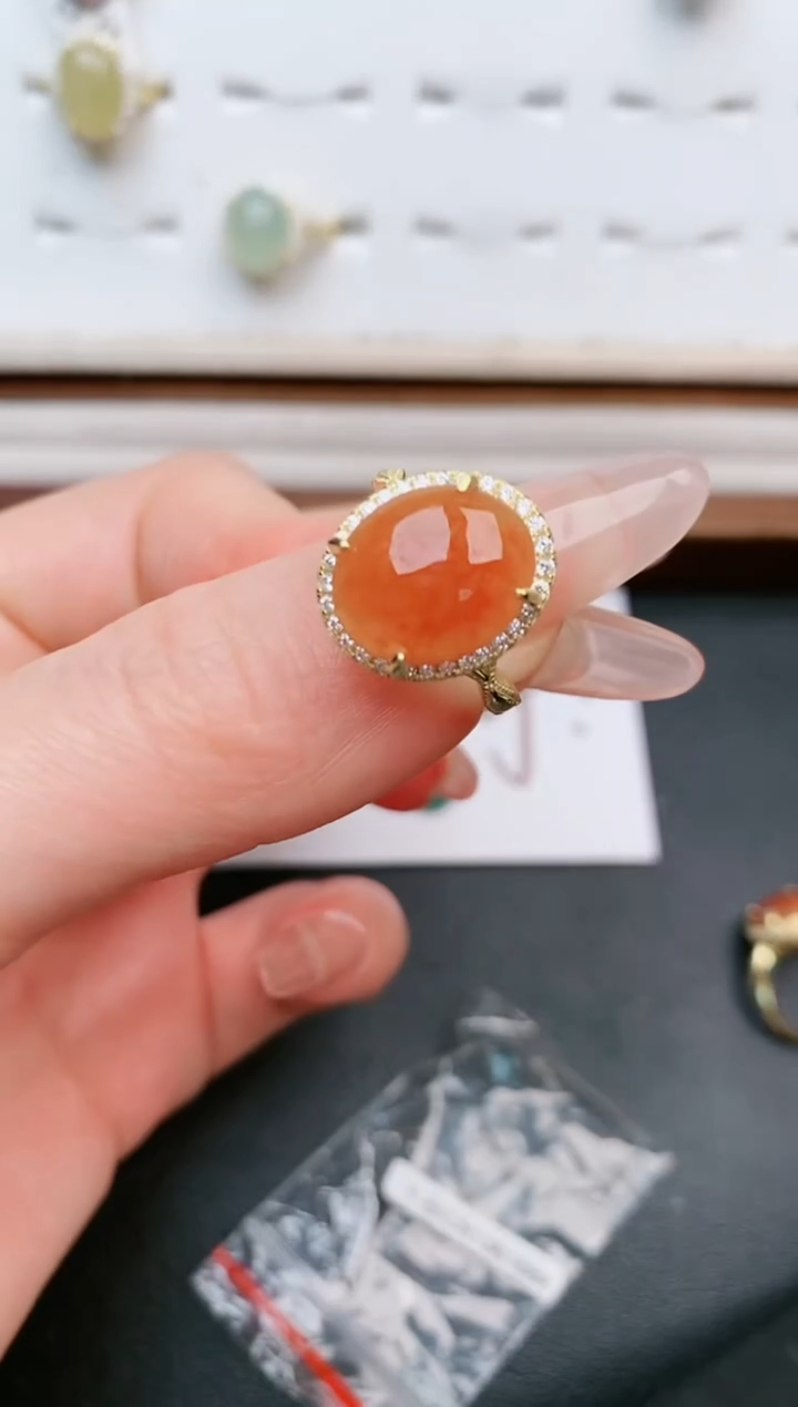 【闪购商品】翡翠戒指银S925镶嵌......