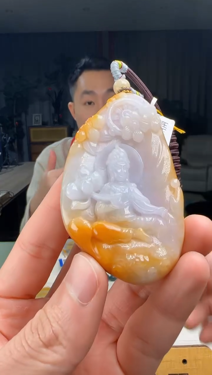 【闪购商品】翡翠吊坠(不含链)未镶嵌DY@@960Q3J04422