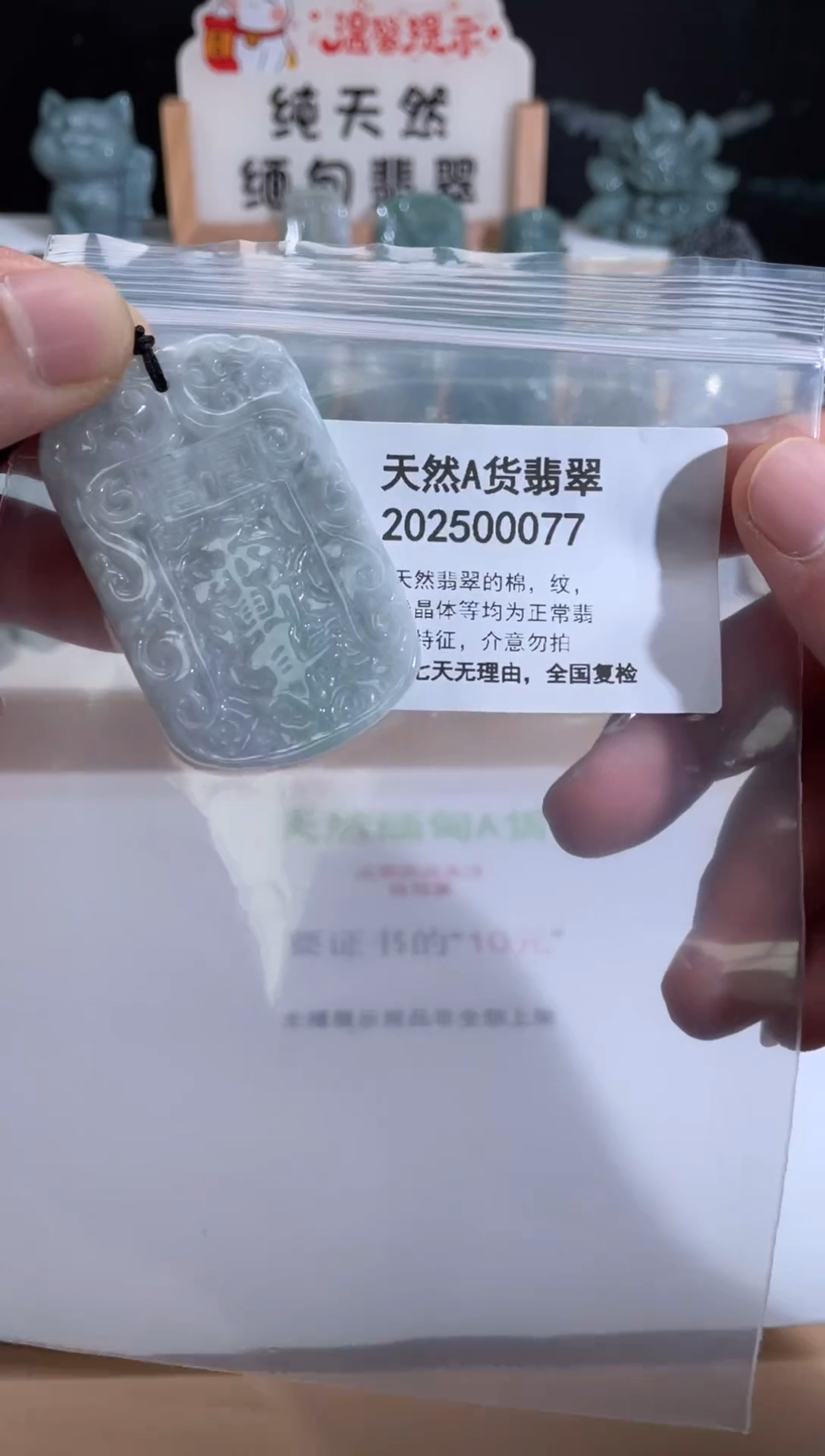 颈饰未镶嵌翡翠翠峰翡翠202512230014