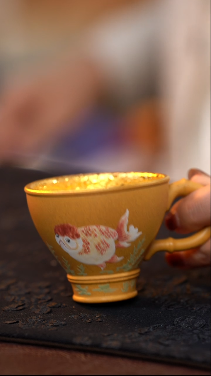 茶杯紫砂【宜景窑系列】杯子