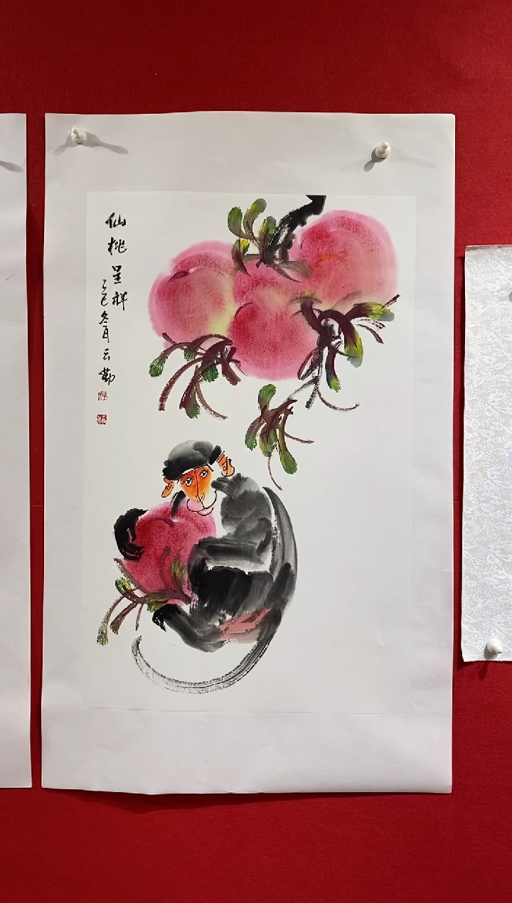 国画国画NYQ杰牛云勤老师作品