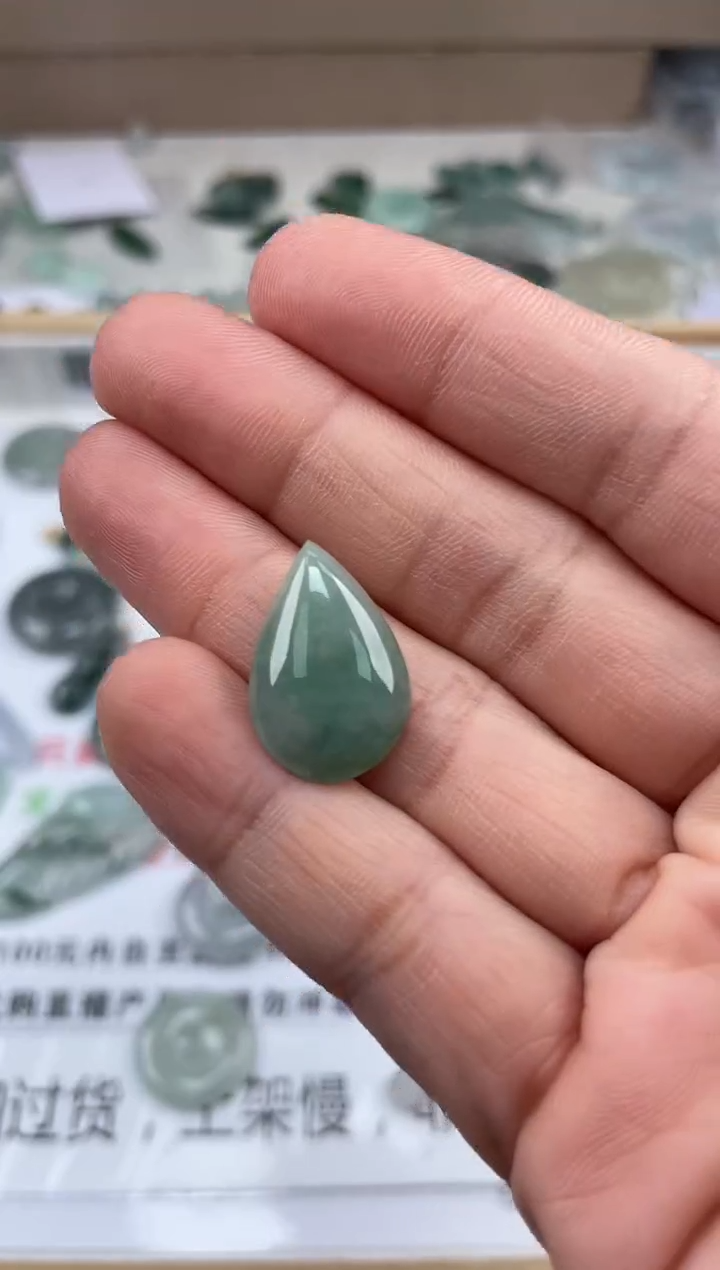 【闪购商品】翡翠颈饰未镶嵌翡翠挂件水滴