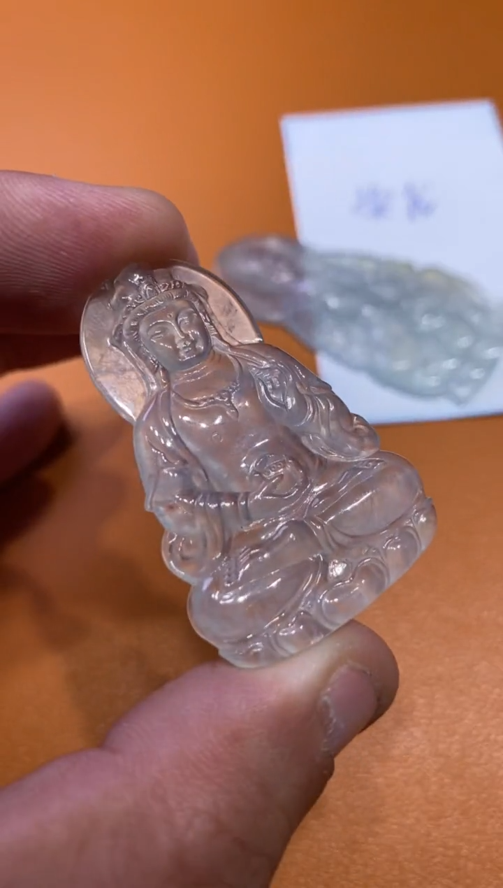 【闪购商品】翡翠吊坠(不含链)未镶嵌观音3680