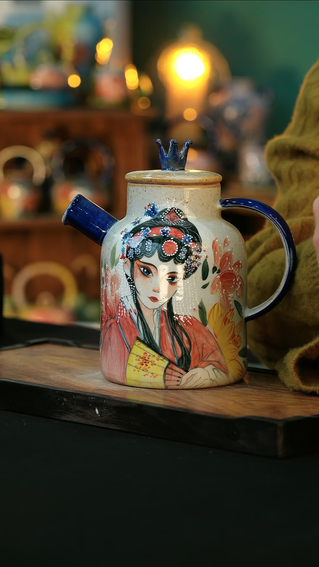 【闪购商品】杯手绘心瓷陶瓷浮力