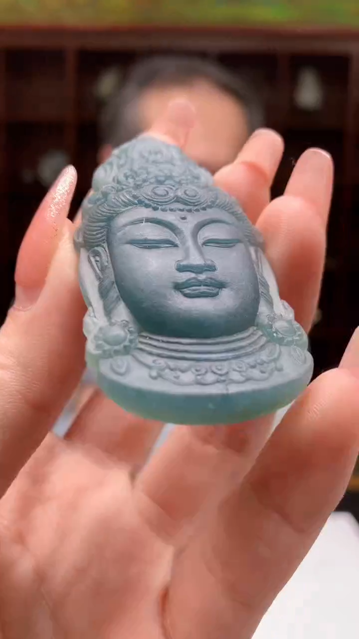 【闪购商品】定制翡翠未镶嵌1081ry-毛货挂件30