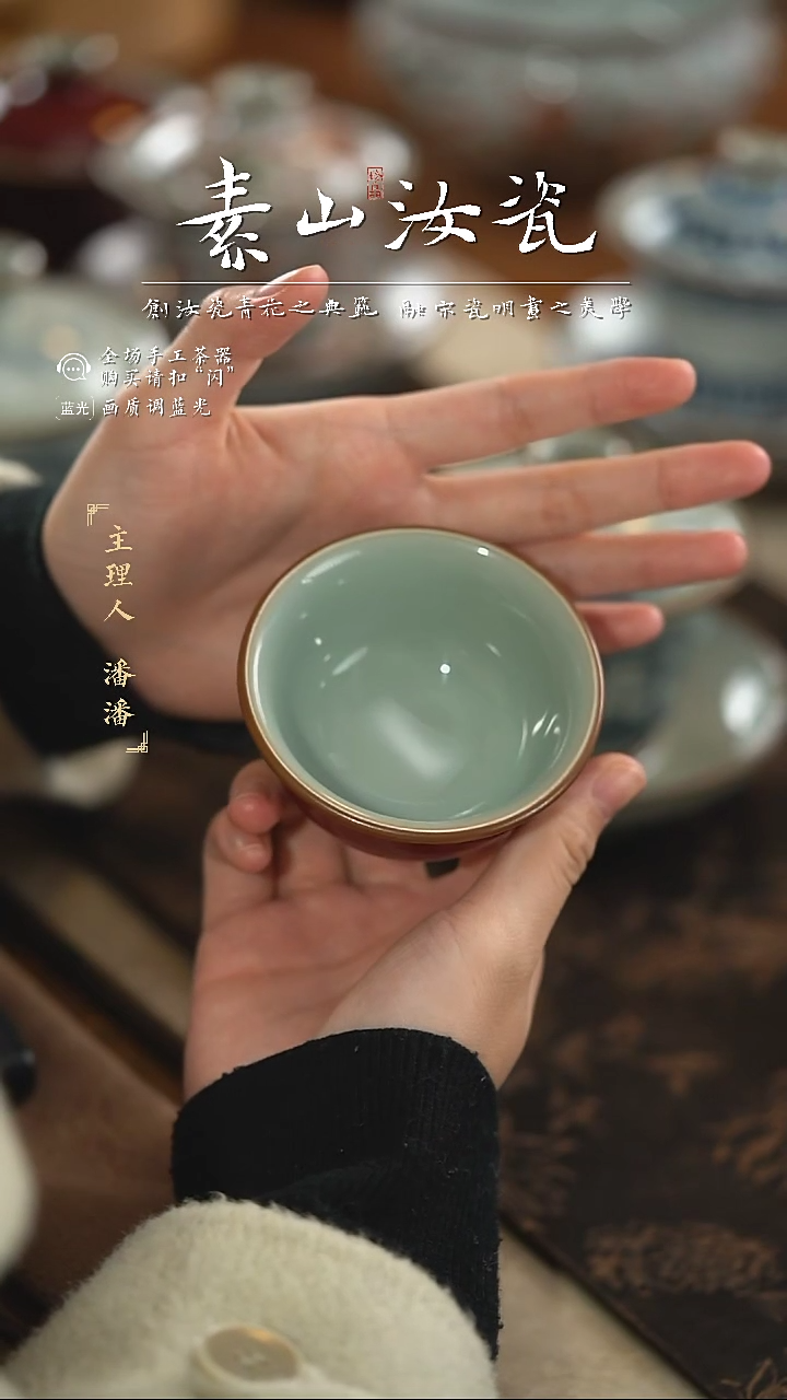 【闪购商品】杯补缠枝莲盖碗差价链接