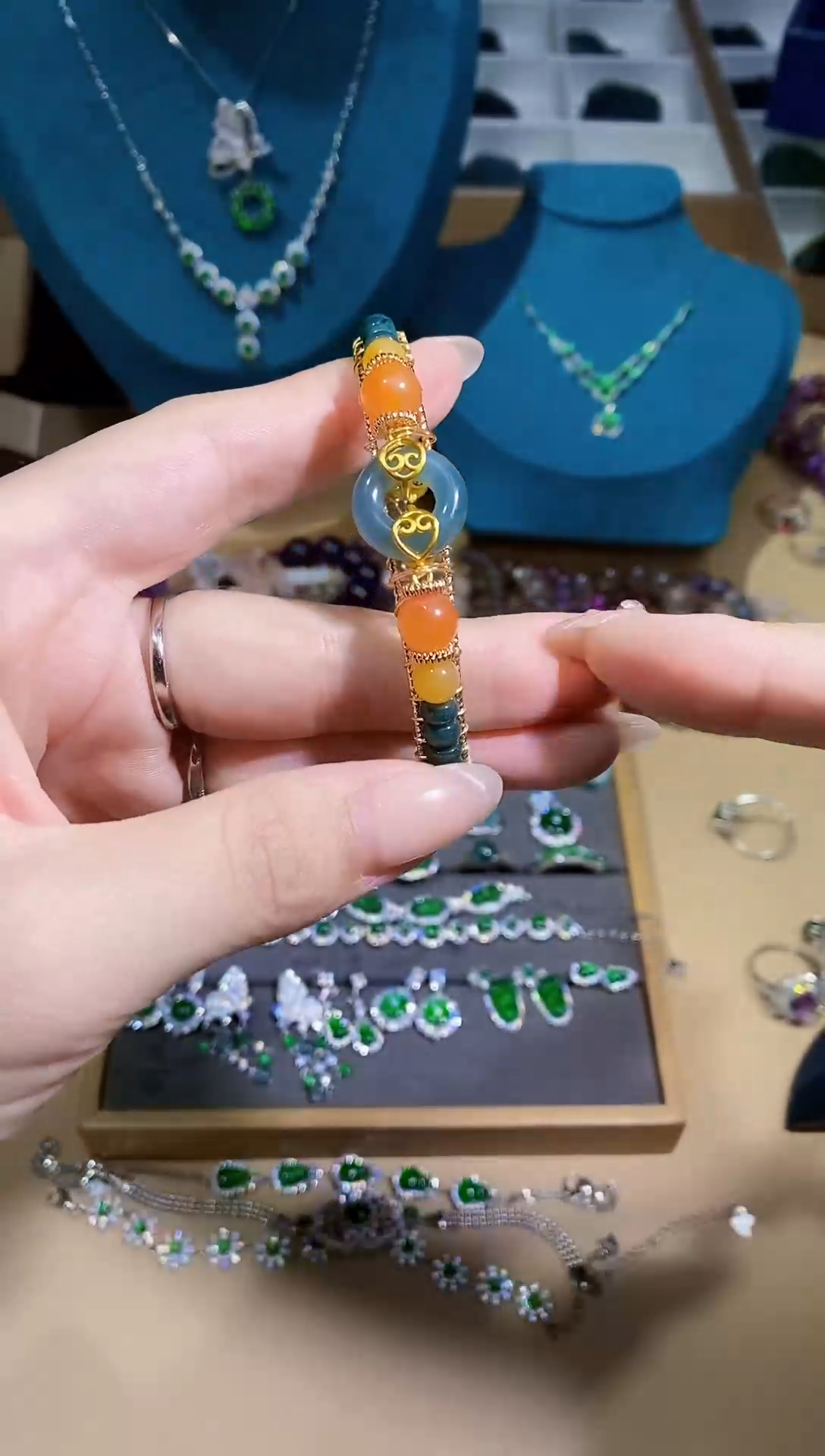 【闪购商品】翡翠手镯合金多样性发其一【31】