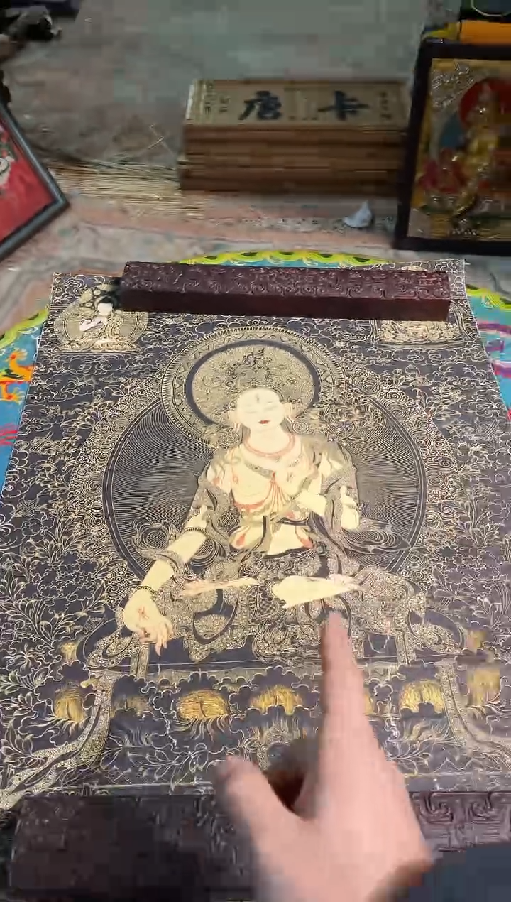 卷轴画天天的唐卡tk160