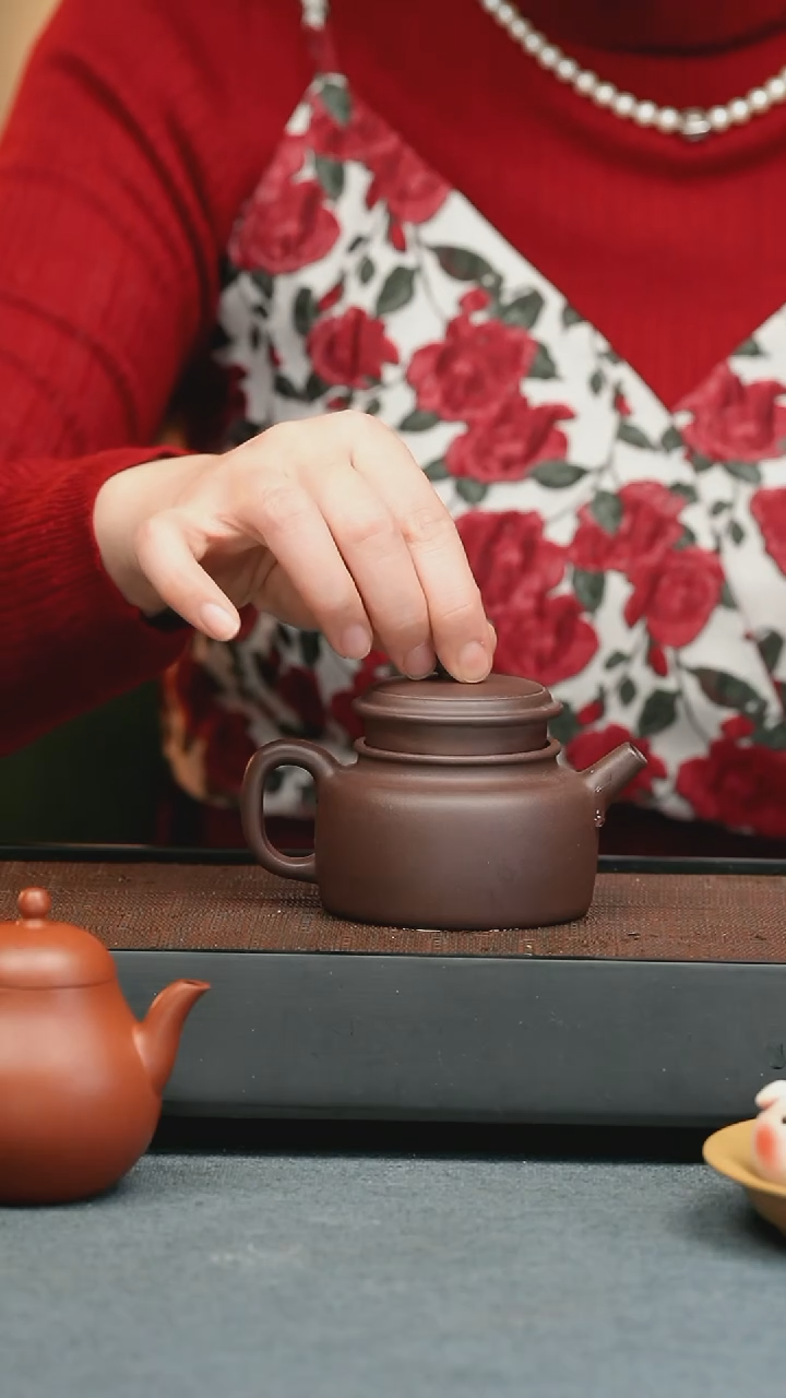 【闪购商品】紫砂茶壶五堂 德钟130cc(大嘴）