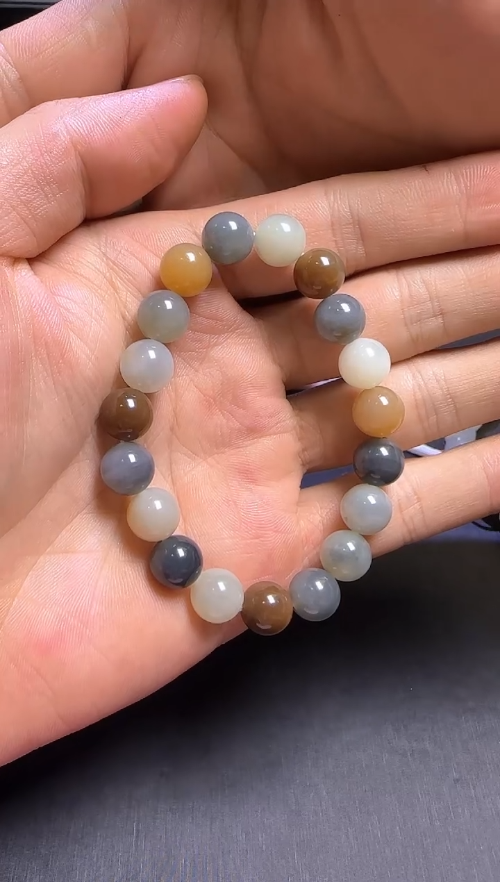 手链未镶嵌和田玉新疆和田玉多宝卡10手串