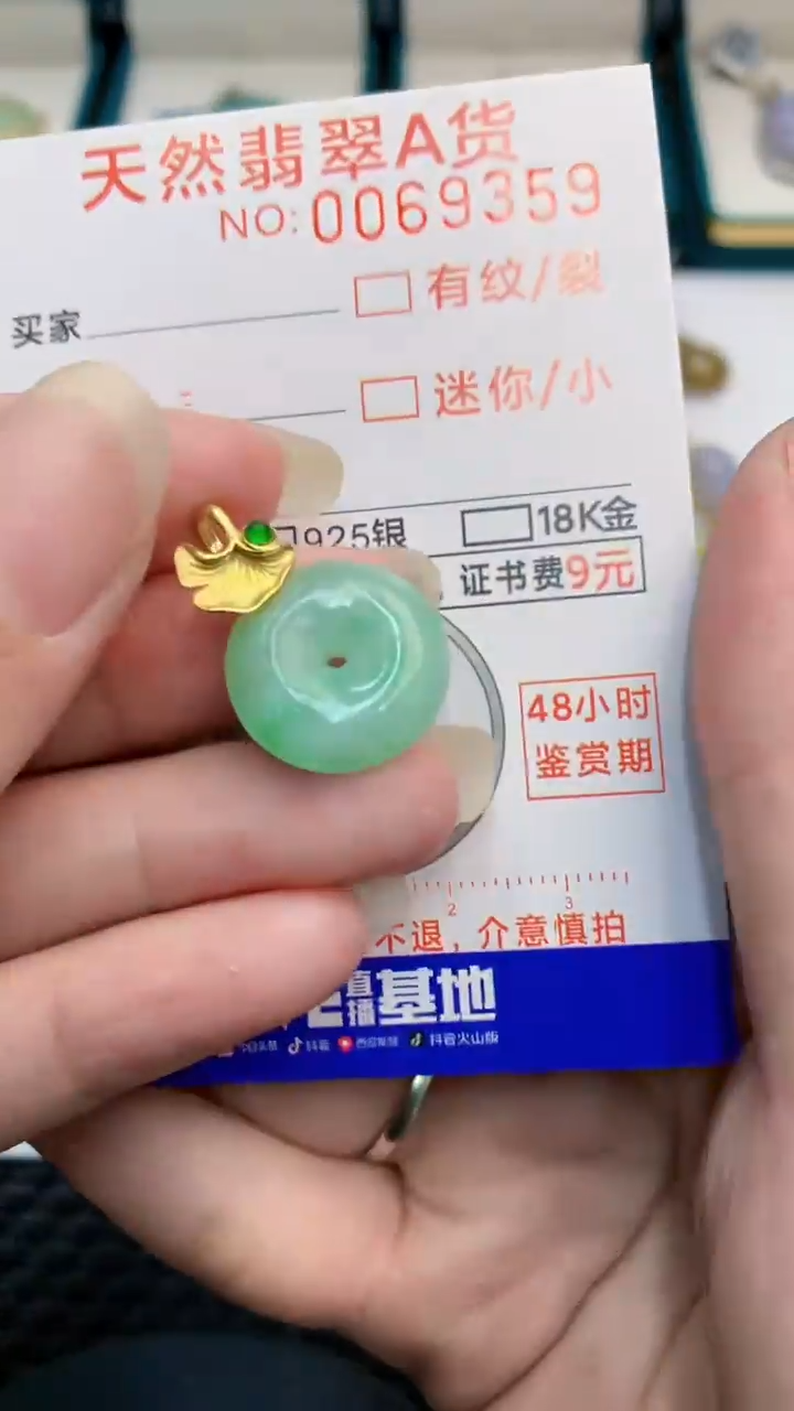 【闪购商品】翡翠颈饰银S925镶嵌            8