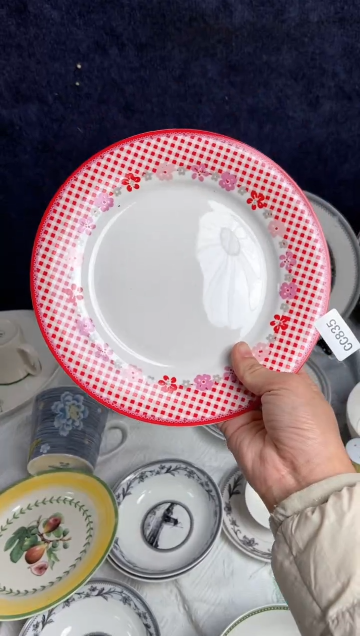 【闪购商品】瓷片陶瓷原单CC836餐具1个8寸