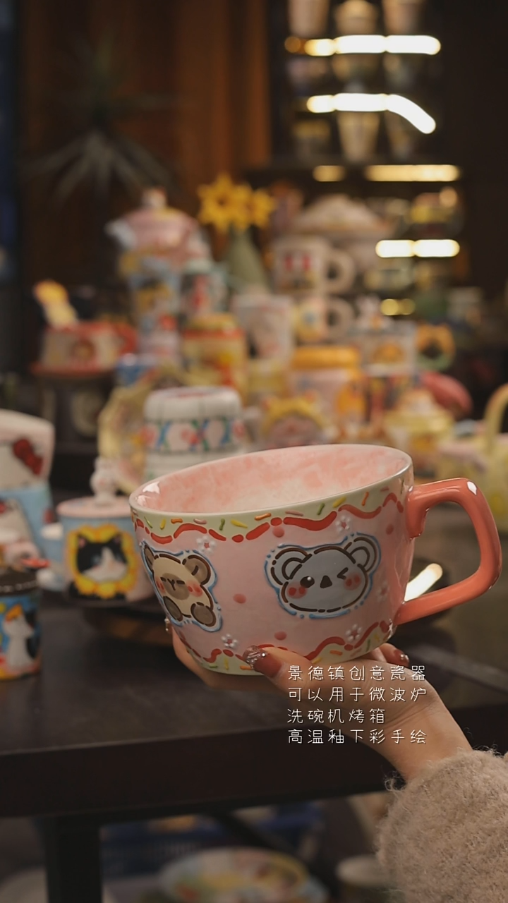 景德镇釉下彩绘设计师款式陶瓷