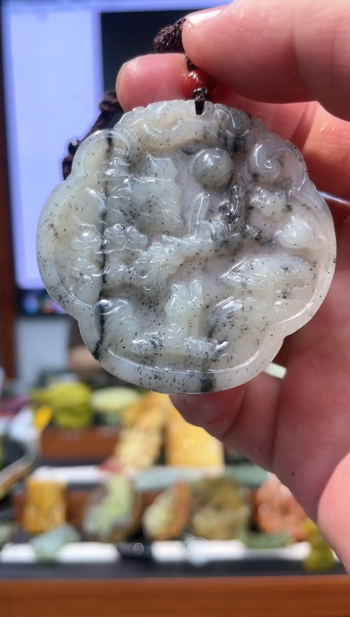 【闪购商品】岫玉吊坠未镶嵌·