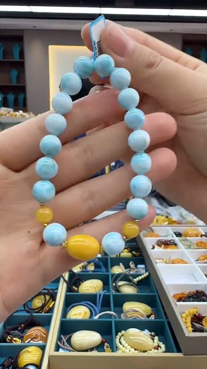 手链琥珀未镶嵌217秒拍号 假一罚三 