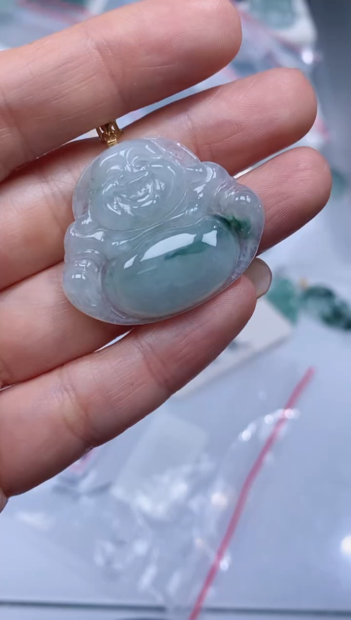 颈饰银S925镶嵌翡翠吊坠