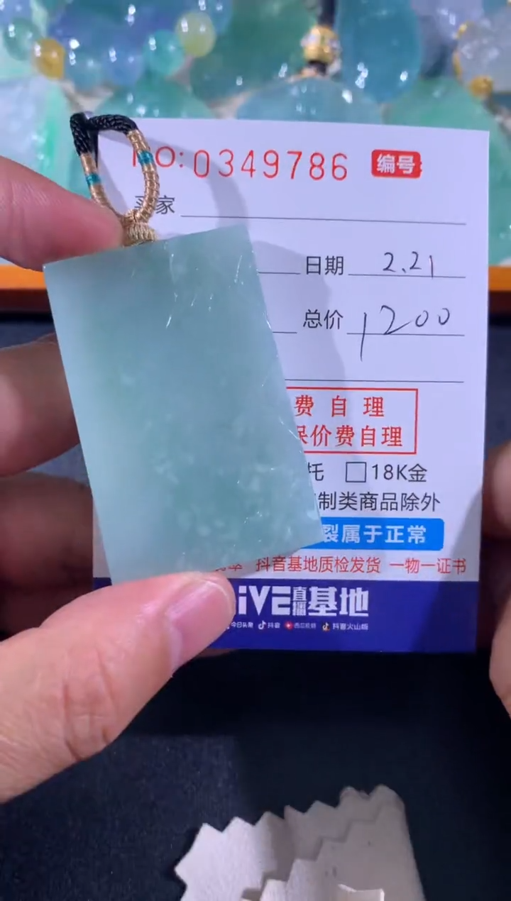 【闪购商品】翡翠颈饰未镶嵌天然A货翡翠