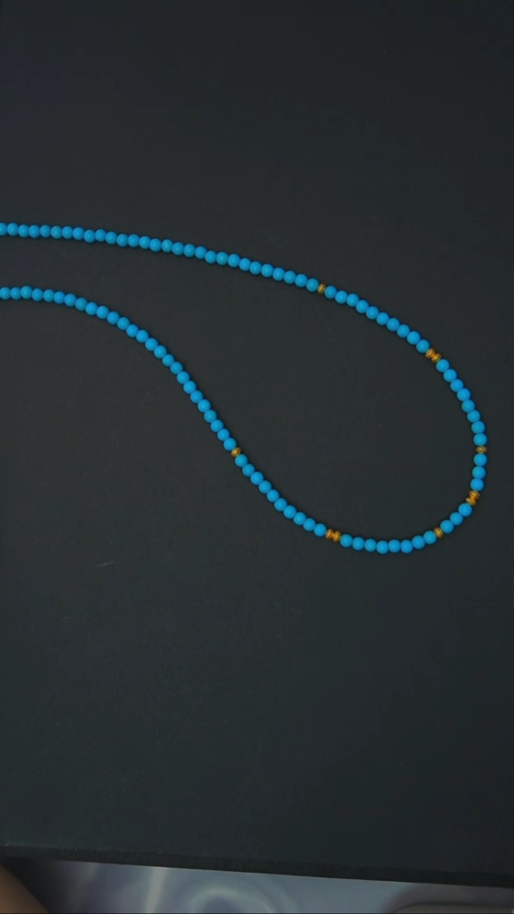 【闪购商品】绿松石项链银S925镶嵌发货一件