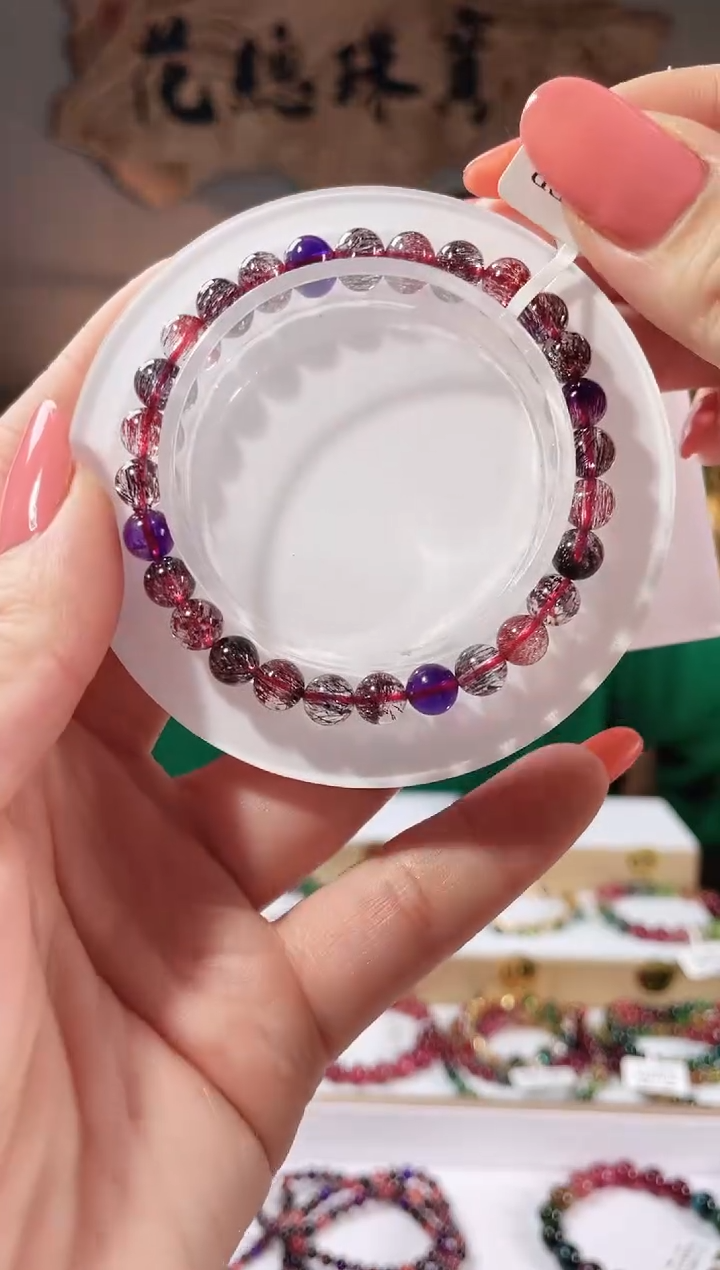 【闪购商品】水晶手链未镶嵌单圈手链6.5+